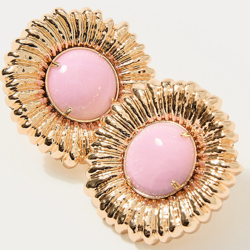 One Final Fling Stud Earrings Pink Bliss 1 Sz