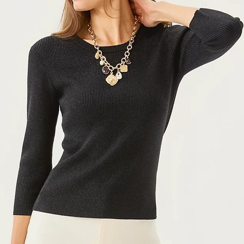 Esli Sweater Black Metallic