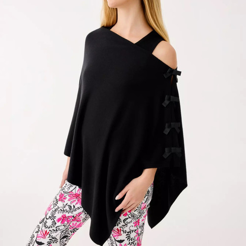 Harp Wrap W/ Bows Black 1 Sz