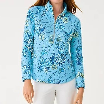 Upf 50+ Skipper Popover Bellevue Blue Breakers Beach