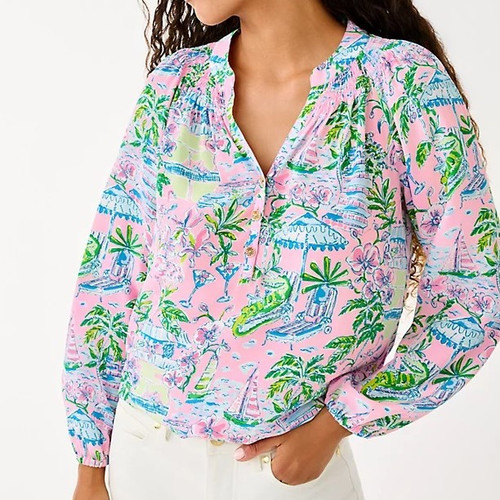 Elsa Top Conch Shell Pink Sunny Dee