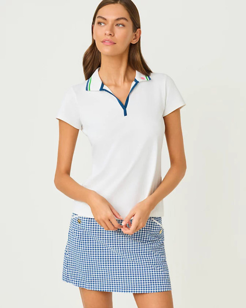 Frida Polo Upf 50+ Resort White