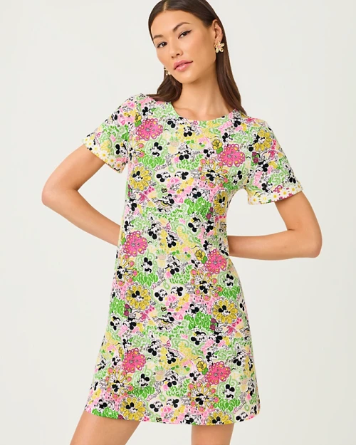 Cody Short Sleeve Dress Multi Throwback Disney