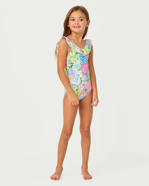Janah Swimsuit Upf 50+ Multi Lilly Garden