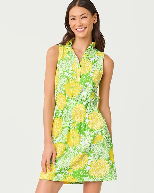 Love Active Sleeveless Dress Crocodile Green Mumbo Jumbo