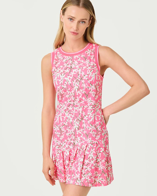 Caleta Active Dress Upf 50+ Confetti Pink Crossgrain Lil Liza