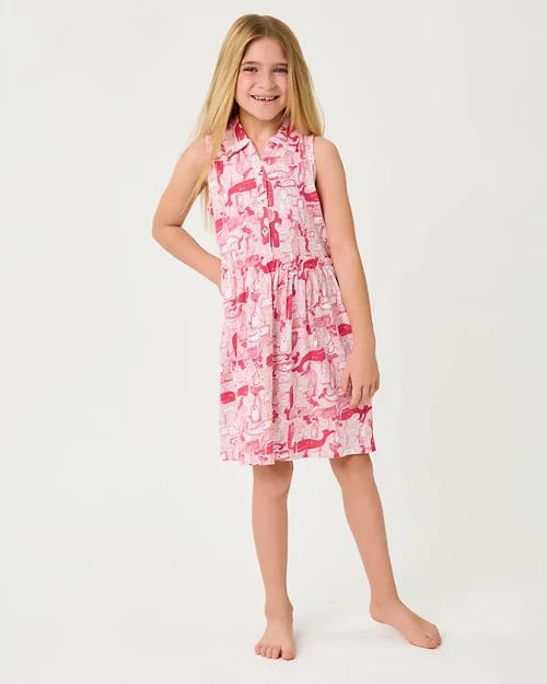 Mini Arley Dress Paradise Punch Thar She Blows