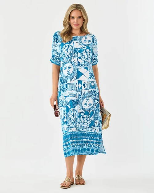 Zarah Upf 50+ Dress Resort White Oversized Harlillyquin Engineered Knit Dress