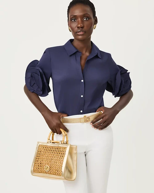 The Flower Shirt True Navy