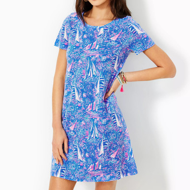 Cody Short Sleeve Dress Boca Blue Its A Sailabration