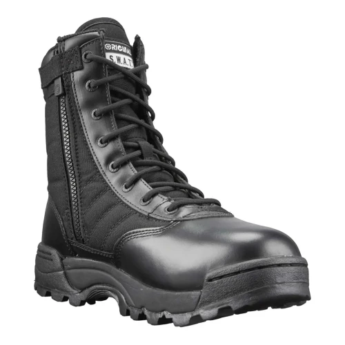 Original SWAT 115201 Classic 9" Black Side Zip Duty Boot