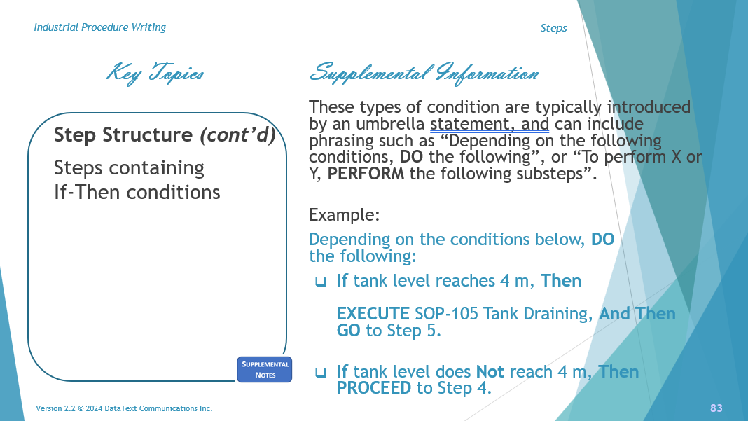 This slide introduces "If-Then" conditional statements.