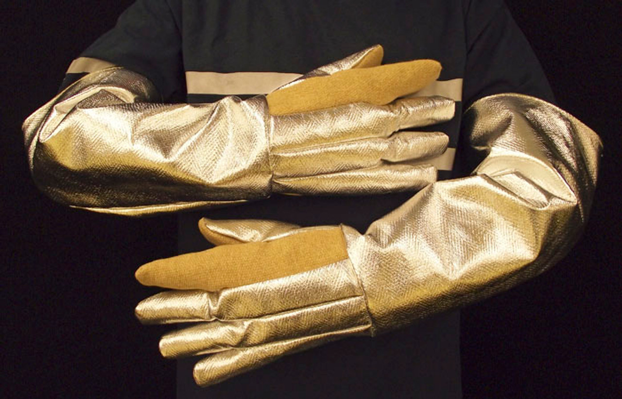 Aluminized Carbon Kevlar® and PBI High Temp Gloves - Silver Needle Inc.™
