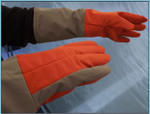 This cryogenic glove was designed by Silver Needle Inc., and tested by the Northwest Natural Gas Company.