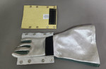 Our Aluminized Leather and High Temperature Leather gloves offer replaceable hand wing back, which is not only tough but very cost effective because it protects back of glove at hand area (see 315FCW for hand and forearm wing back coverage)