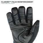 The high quality non-slip palm reinforcement provides greater grip and enduring performance in wet or dry conditions.