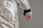 Aluminized Leather and APBI coat with access panel to Self-Rescuer