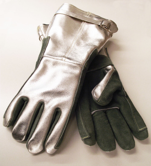 Gloves in deer leather camo- G0909 - Green Trail