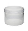 8 oz Natural Plastic Jar REGULAR WALL with Lids, 287ct