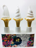 3 Cone Plastic Ice Cream Stand