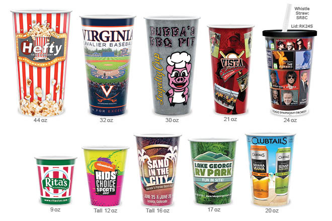 Custom Paper Cold Cups & Containers Frozen Solutions