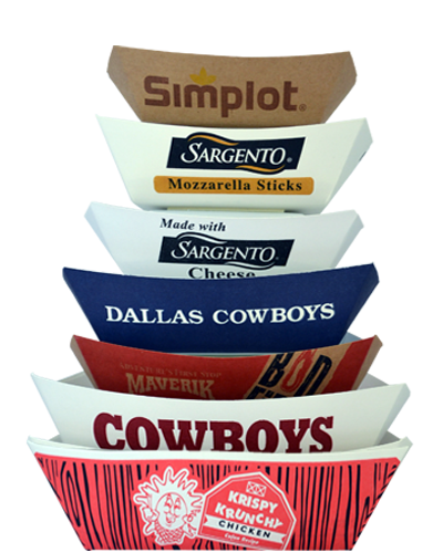 Custom Paper Food Trays Frozen Solutions