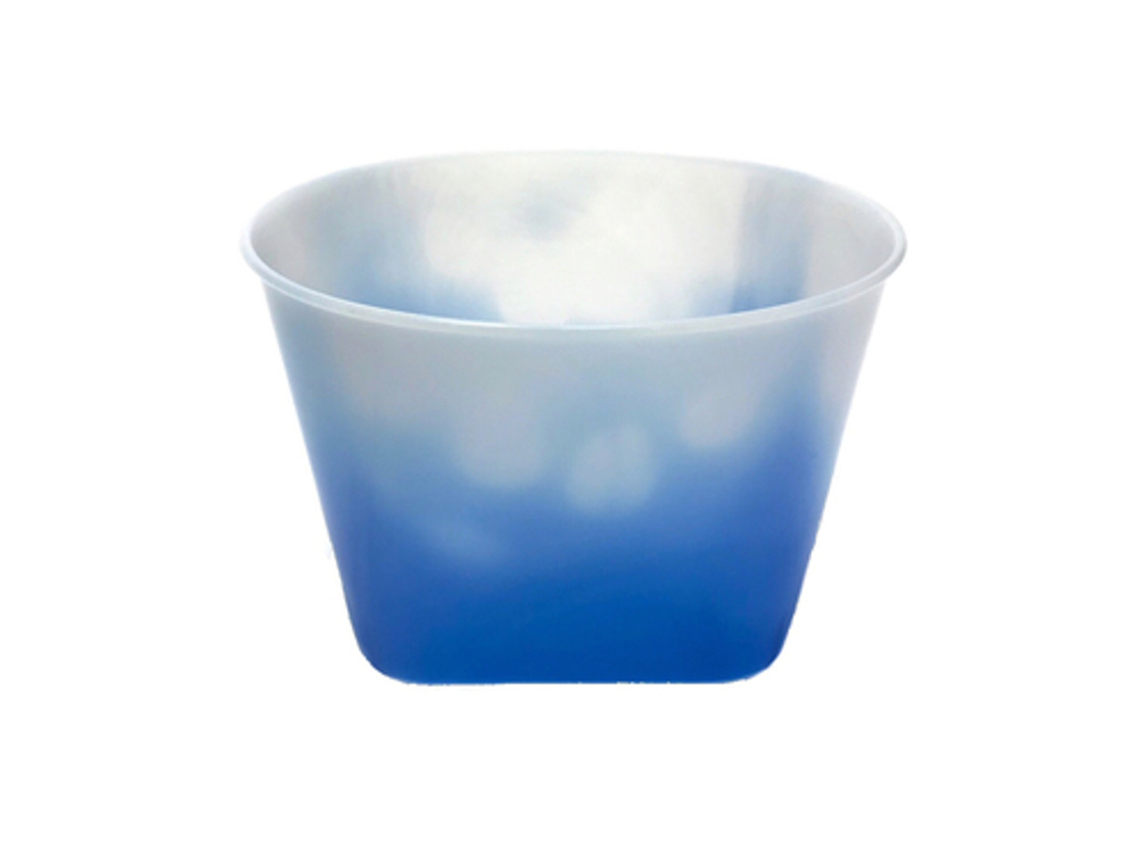 Empty glass ice cream bowl and cup as container Vector Image