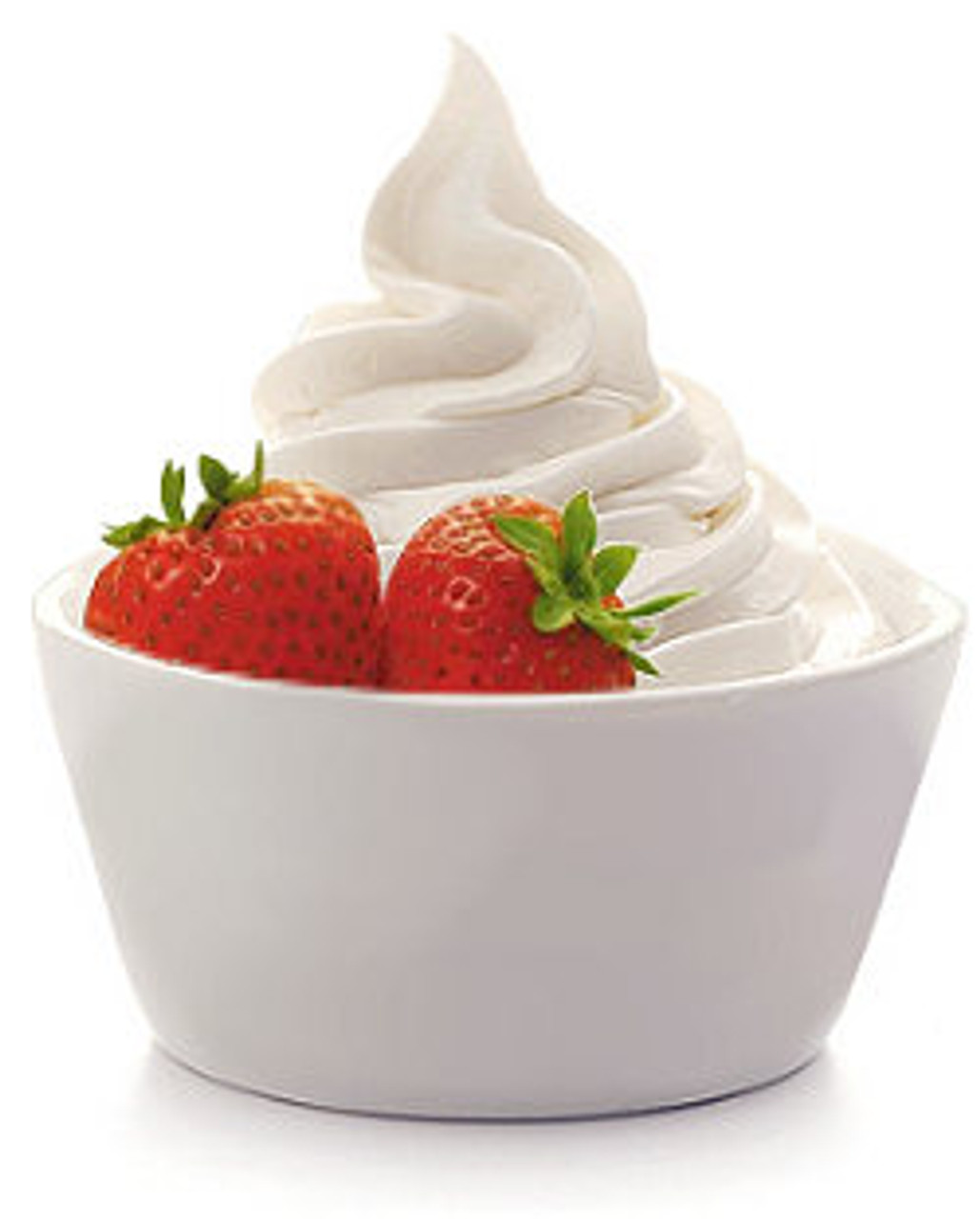 Choice 1/2 Gallon White Paper Frozen Yogurt / Food Cup with Paper