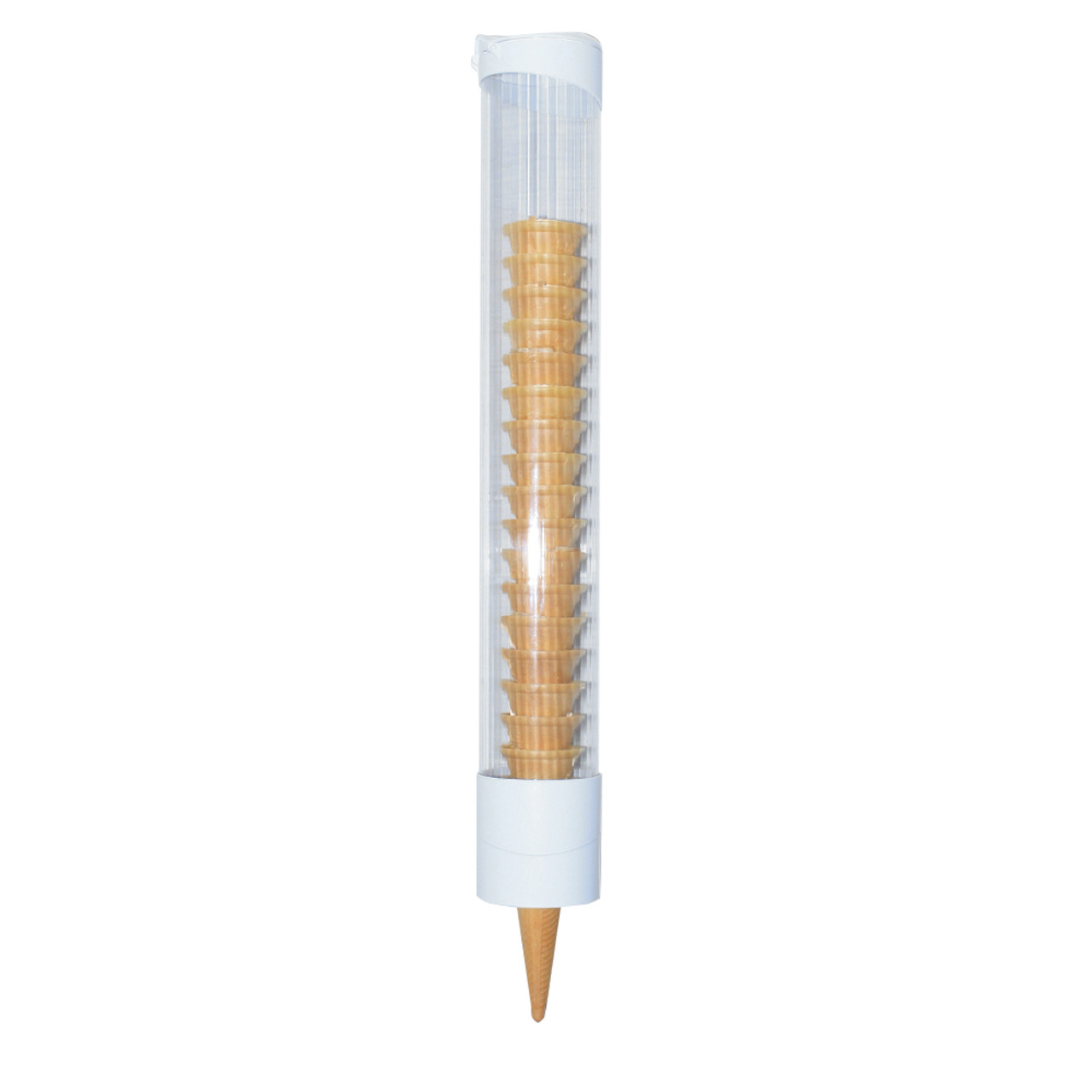 clear plastic ice cream