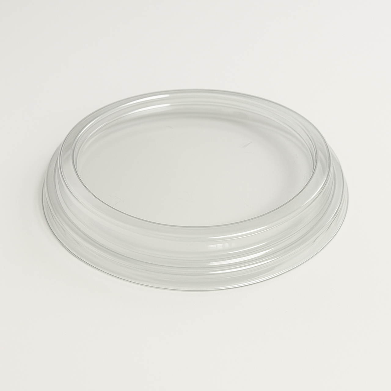 FLAT LIDS for 8-24 oz Plastic Deli Container (117 mm, no hole, 500/case)