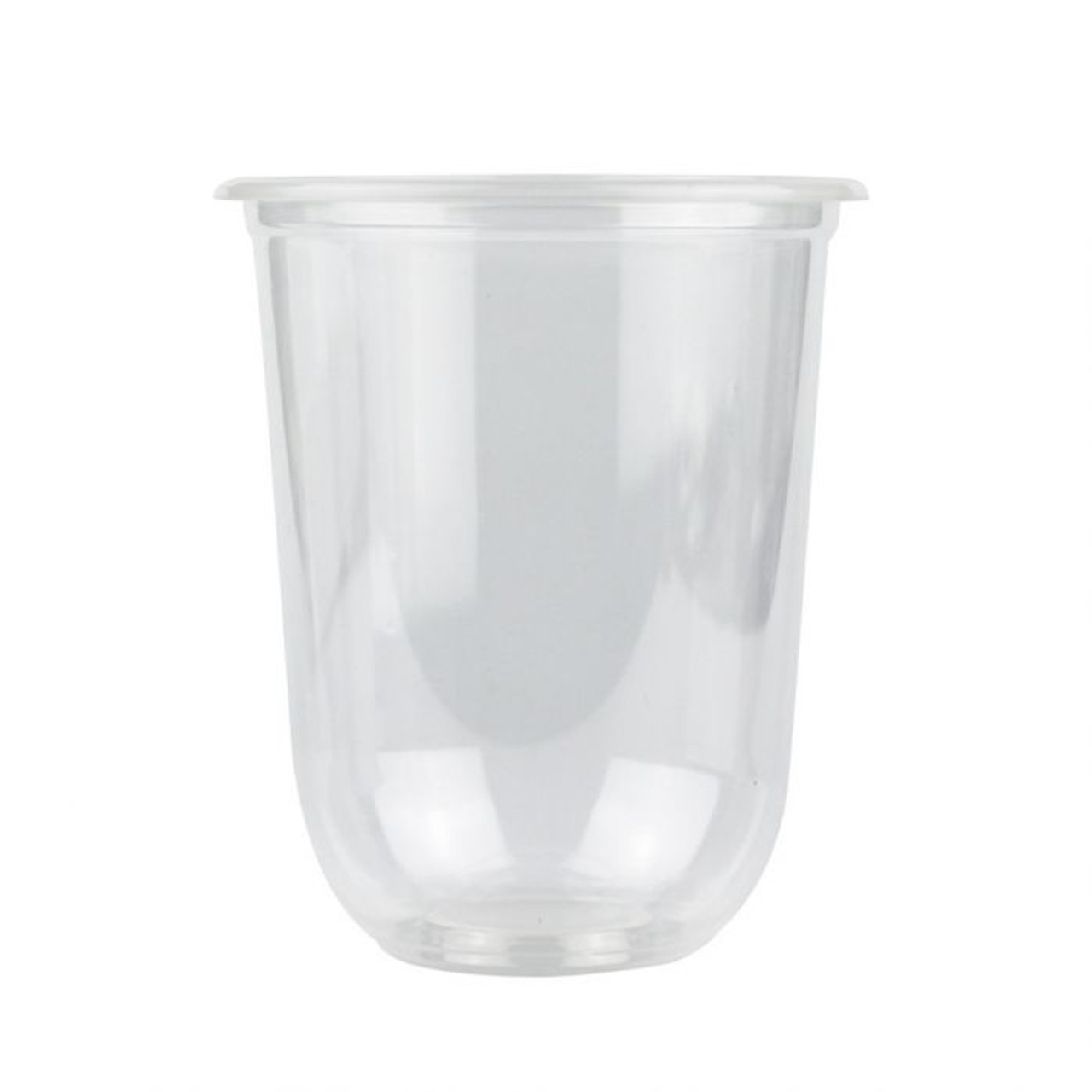 Q Cup 500ml Clear Round Bottom PP Cup (95mm) - 1 case (1000 piece)