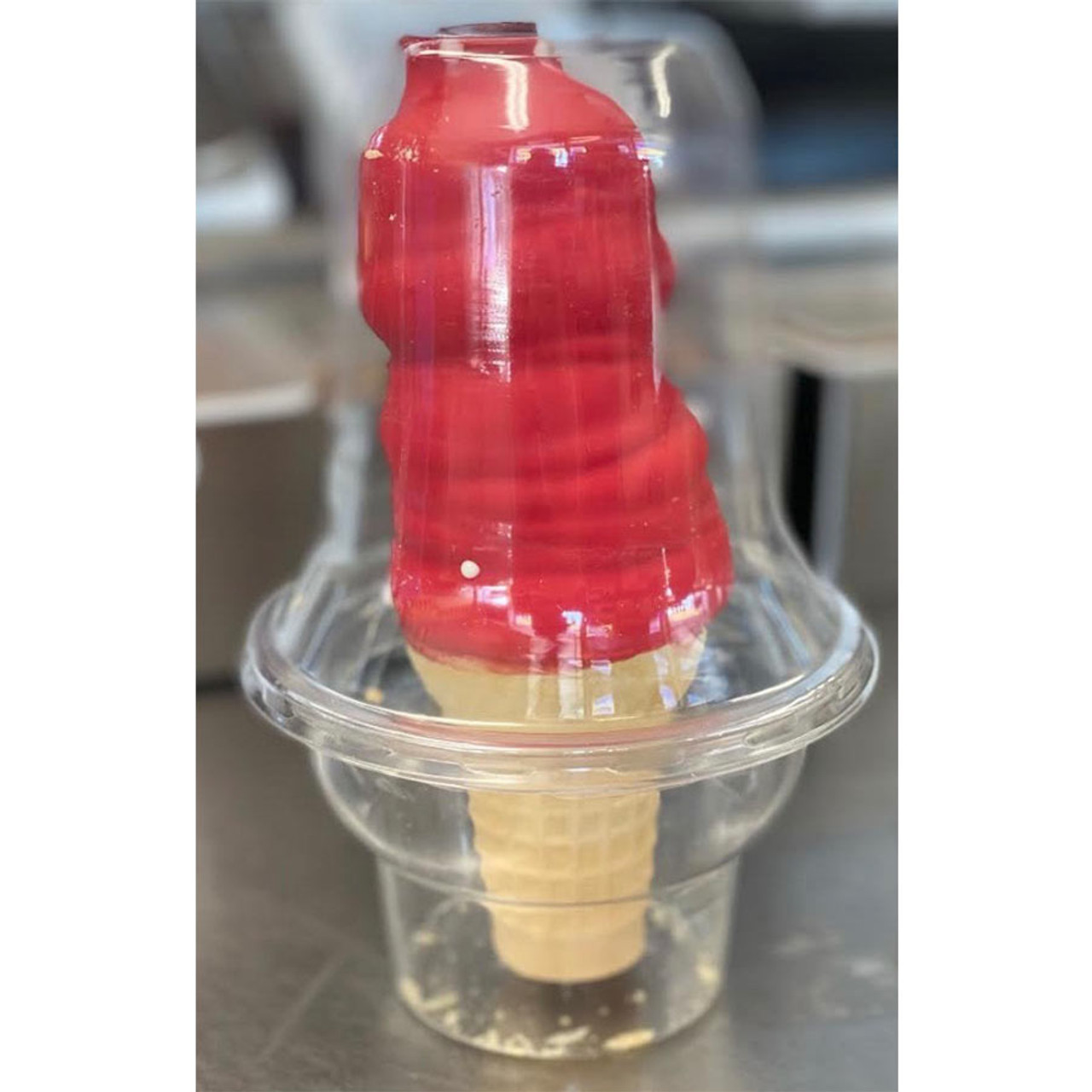 12oz Ice Cream/Froyo Cups 102mm 1000ct Red - Frozen Solutions