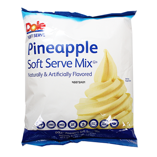 Dole Whip Soft Serve Mix Pineapple 4.4lbs 1 Bag Frozen Solutions