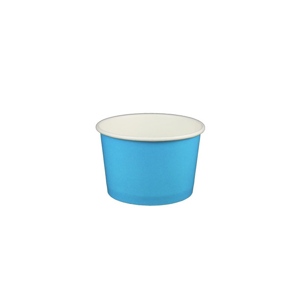 4oz Ice Cream/Froyo Cups 75mm 1000ct Blue