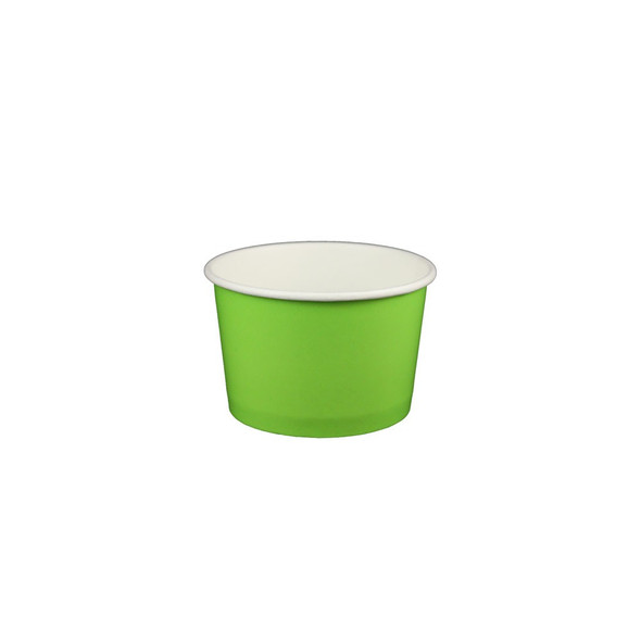 4oz Ice Cream/Froyo Cups 75mm 1000ct Green
