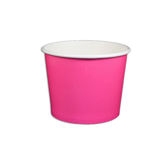 12oz Ice Cream/Froyo Cups 102mm 1000ct Pink