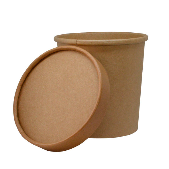To Go Soup Containers 10/12oz Gourmet Food Cup - White (96mm) - 500 ct, Coffee Shop Supplies, Carry Out Containers