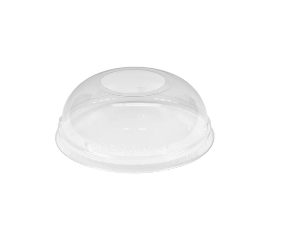 Clear Deli Dome Lid (117MM) With 2" Hole