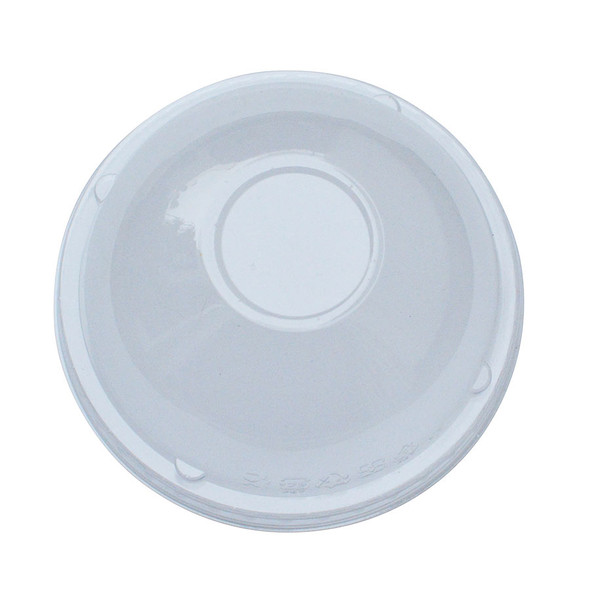 PET Clear Dome Lids for Sugarfiber™ 24 - 48 oz Round Bowls