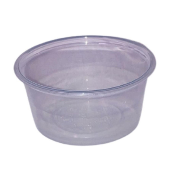 Karat 4 oz PP Plastic Portion Cups, Black - 2,500 pcs