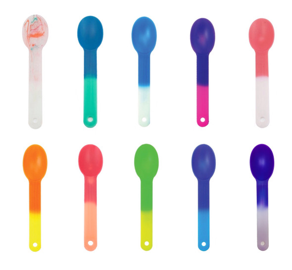 20 Various Color Cases of Flat Heavy Weight MAGIC Color Changing® Spoons