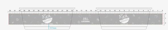 Catering Rush Bowls 8oz Plastic Deli Container (White) - 500ct 117mm