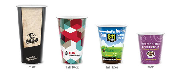 Custom Paper Hot Beverage Cups (Coffee & Tea)