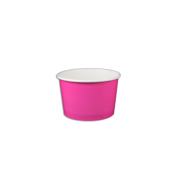 4oz Ice Cream/Froyo Cups 75mm 1000ct Pink