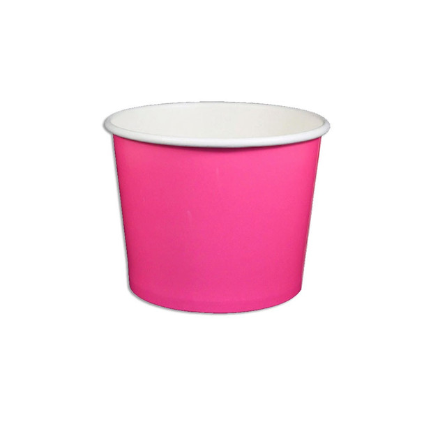 12oz Ice Cream/Froyo Cups 102mm 1000ct Pink