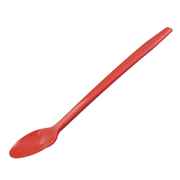 7.5" Long Root beer Float Soda Spoons 1000ct Red