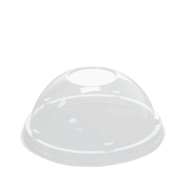 87mm Rim PET Food Container Dome Lid (No Hole) 1000ct