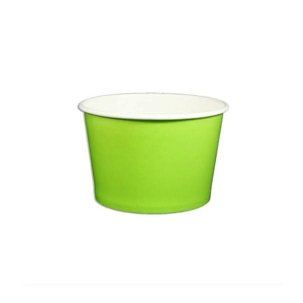 8oz   95mm Ice Cream/Froyo Cups  1000ct Green