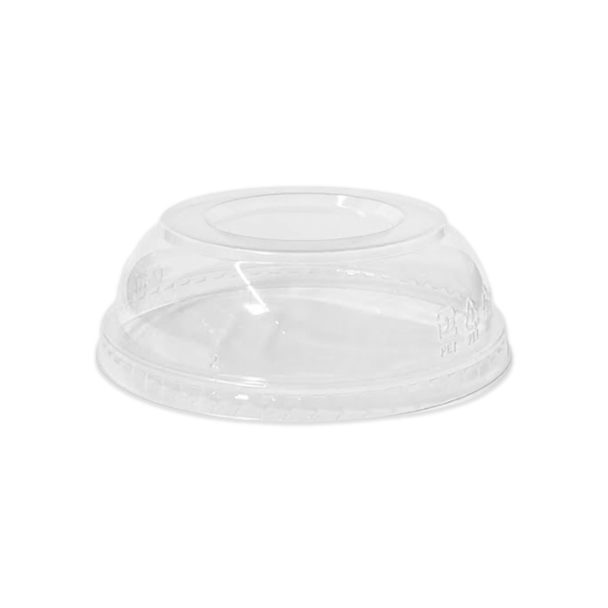 117mm Rim PET Food Container Deli Dome Lid No Hole 