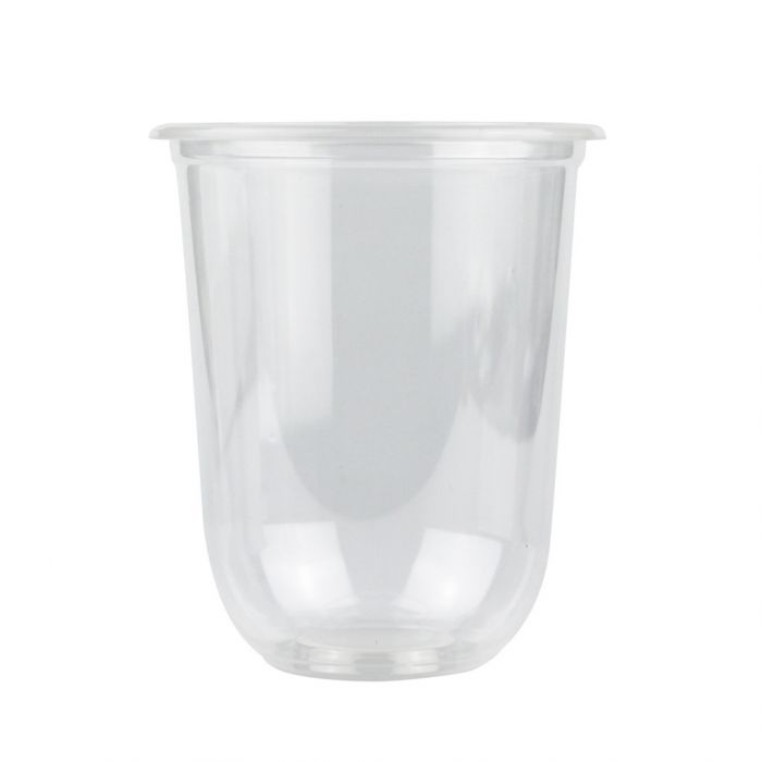 12 Oz-92 mm Pet Disposable Custom Plastic Cups in Stock Takeaway
